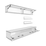 Decoraktiv Trendstyle 5s Naturel Pera Mdf Tv Ünitesi Tv Sehpası