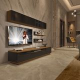 Decoraktiv Trendstyle 5s Pera Siyah Mdf Tv Ünitesi Tv Sehpası