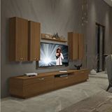 Decoraktiv Trendstyle 8d Naturel Ceviz Slm Tv Ünitesi Tv Sehpası
