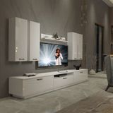 Decoraktiv Trendstyle 8d Parlak Beyaz Slm Tv Ünitesi Tv Sehpası