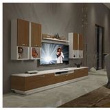 Decoraktiv Trendstyle 8da Beyaz Ceviz Mdf Tv Ünitesi Tv Sehpası