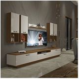 Decoraktiv Trendstyle 8da Ceviz Beyaz Slm Tv Ünitesi Tv Sehpası