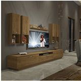 Decoraktiv Trendstyle 8da Naturel Pera Mdf Tv Ünitesi Tv Sehpası
