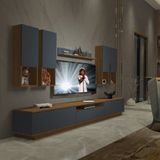 Decoraktiv Trendstyle 8das Ceviz Antrasit Mdf Tv Ünitesi Tv Sehpası