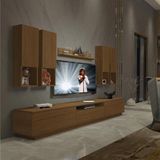 Decoraktiv Trendstyle 8das Naturel Ceviz Mdf Tv Ünitesi Tv Sehpası