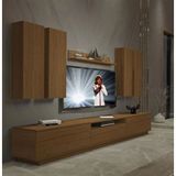 Decoraktiv Trendstyle 8ds Naturel Ceviz Mdf Tv Ünitesi Tv Sehpası