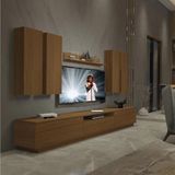 Decoraktiv Trendstyle 8ds Naturel Ceviz Slm Tv Ünitesi Tv Sehpası