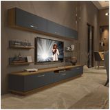 Decoraktiv Trendstyle 8y Mdf Pera Antrasit Tv Ünitesi
