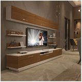 Decoraktiv Trendstyle 8y Slm Beyaz Ceviz Tv Ünitesi