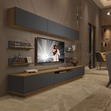 Decoraktiv Trendstyle 8ys Mdf Pera Antrasit Tv Ünitesi