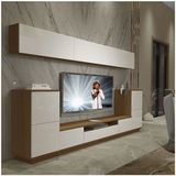 Decoraktiv Trendstyle 9s Mdf Ceviz Beyaz Tv Ünitesi