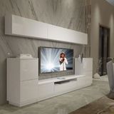 Decoraktiv Trendstyle 9s Slm Parlak Beyaz Tv Ünitesi