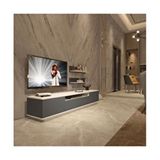 Decoraktiv Trendstyle Beyaz Antrasit 4s Mdf Tv Ünitesi Tv Sehpası