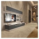 Decoraktiv Trendstyle Beyaz Antrasit 5 Mdf Tv Ünitesi Tv Sehpası