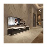 Decoraktiv Trendstyle Beyaz Siyah 4s Slm Tv Ünitesi Tv Sehpası