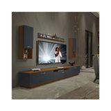 Decoraktiv Trendstyle Ceviz Antrasit 270da Mdf Tv Ünitesi Tv Sehpası