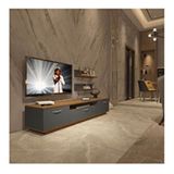 Decoraktiv Trendstyle Ceviz Antrasit 4 Mdf Tv Ünitesi Tv Sehpası