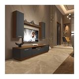 Decoraktiv Trendstyle Ceviz Antrasit 5d Mdf Tv Ünitesi Tv Sehpası