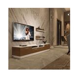 Decoraktiv Trendstyle Ceviz Beyaz 220r Slm Tv Ünitesi Tv Sehpası