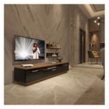 Decoraktiv Trendstyle Ceviz Siyah 4 Mdf Tv Ünitesi Tv Sehpası