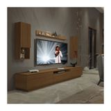 Decoraktiv Trendstyle Naturel Ceviz 270das Mdf Tv Ünitesi Tv Sehpası