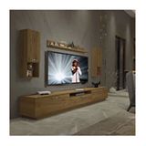 Decoraktiv Trendstyle Naturel Pera 270da Mdf Tv Ünitesi Tv Sehpası