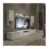Decoraktiv Trendstyle Parlak Beyaz 270da Slm Tv Ünitesi Tv Sehpası