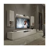 Decoraktiv Trendstyle Parlak Beyaz 270das Mdf Tv Ünitesi Tv Sehpası