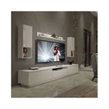 Decoraktiv Trendstyle Parlak Beyaz 270das Slm Tv Ünitesi Tv Sehpası
