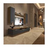 Decoraktiv Trendstyle Pera Antrasit 5d Mdf Tv Ünitesi Tv Sehpası