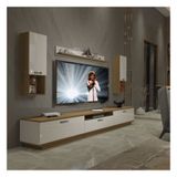 Decoraktiv Trendstyle Pera Beyaz 270da Mdf Tv Ünitesi Tv Sehpası