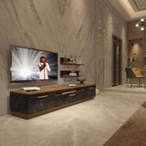 Decoraktiv Trio 4 Mdf Tv Ünitesi Tv Sehpası - Ceviz Siyah Mermer