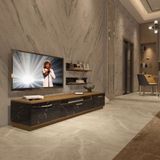 Decoraktiv Trio 4 Mdf Tv Ünitesi Tv Sehpası - Pera Siyah Mermer