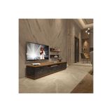 Decoraktiv Trio 4s Mdf Tv Ünitesi Tv Sehpası - Ceviz - Siyah Mermer