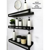 Decoramo Home Dekoratif Modern Duvar Rafı Metal Duvar Rafı Banyo Rafı Ofis Rafı Salon Rafı Petek Üstü Rafı - Siyah