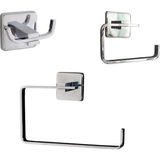 Decordem Banora Infinity Krom 3'lü Premium Banyo Seti