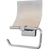 Decordem Banora Infinity Premium Kapaklı Tuvalet Kağıtlığı, Pirinç Paslanmaz, Krom