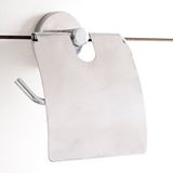 Decordem Banora Runa Kapaklı Tuvalet Kağıtlığı, Paslanmaz Metal, Krom