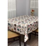 Decorekor astarlı Elyaf Tabanlı Silinebilir Hijyenik Muşamba Pvc Masa Örtüsü 1232-2 - Çok Renkli - 140 x 180 cm