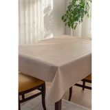 Decorekor astarlı Elyaf Tabanlı Silinebilir Hijyenik Muşamba Pvc Masa Örtüsü 141.A - Kahverengi - 140 x 180 cm