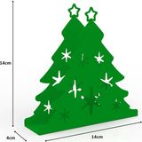 Decorelax Çam Ağacı Temalı Yeşil Metal Peçetelik Yılbaşı Noel - 1 Adet