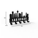 DECORELAX Las Vegas Metal Anahtarlik Siyah Siyah