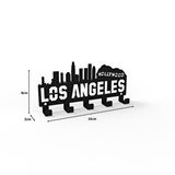 DECORELAX Los Angeles Metal Anahtarlik Siyah Siyah