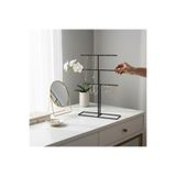 decorelax Metal Takı Standı Siyah – Masaüstü Kolye Küpe Bileklik Askısı Yüzük Düzenleyici Organizer (Model 3)