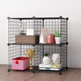 Decorelax Tel Küp Çok Amaçlı Organizer Raf Beyaz 33CM Mutfak, Oyuncak, Kiler, Depolama Rafı (Si