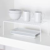 Decorelax Tel Organizer Dolap Depolama Rafı 22X40CM Beyaz