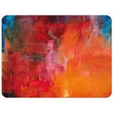 Decorita 10001501073 Renkli Yağlıboya Cam Kesme Tahtası, 20cm x 30cm