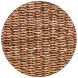 Decorita 10001505113 Hasır Görünümlü Cam Kesme Tahtası, Çap 32cm
