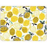 Decorita 10011502223 Sarı Limonlar Cam Kesme Tahtası, 29CM x 34CM - 0 - 1 lt