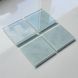 DECORITA 4'lü Takım | Cam Bardak Altlığı | 10cm X 10cm | (KLASİK MERMER GÖRÜNÜM)